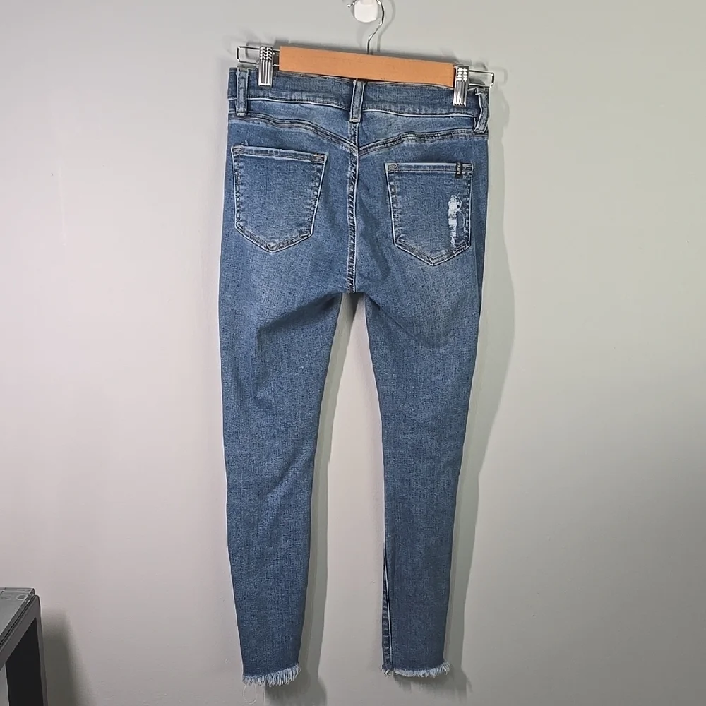 Buffalo David Bitton Jeans Womens Size 2 Blue Distressed Embellished Details - Picture 11 of 16